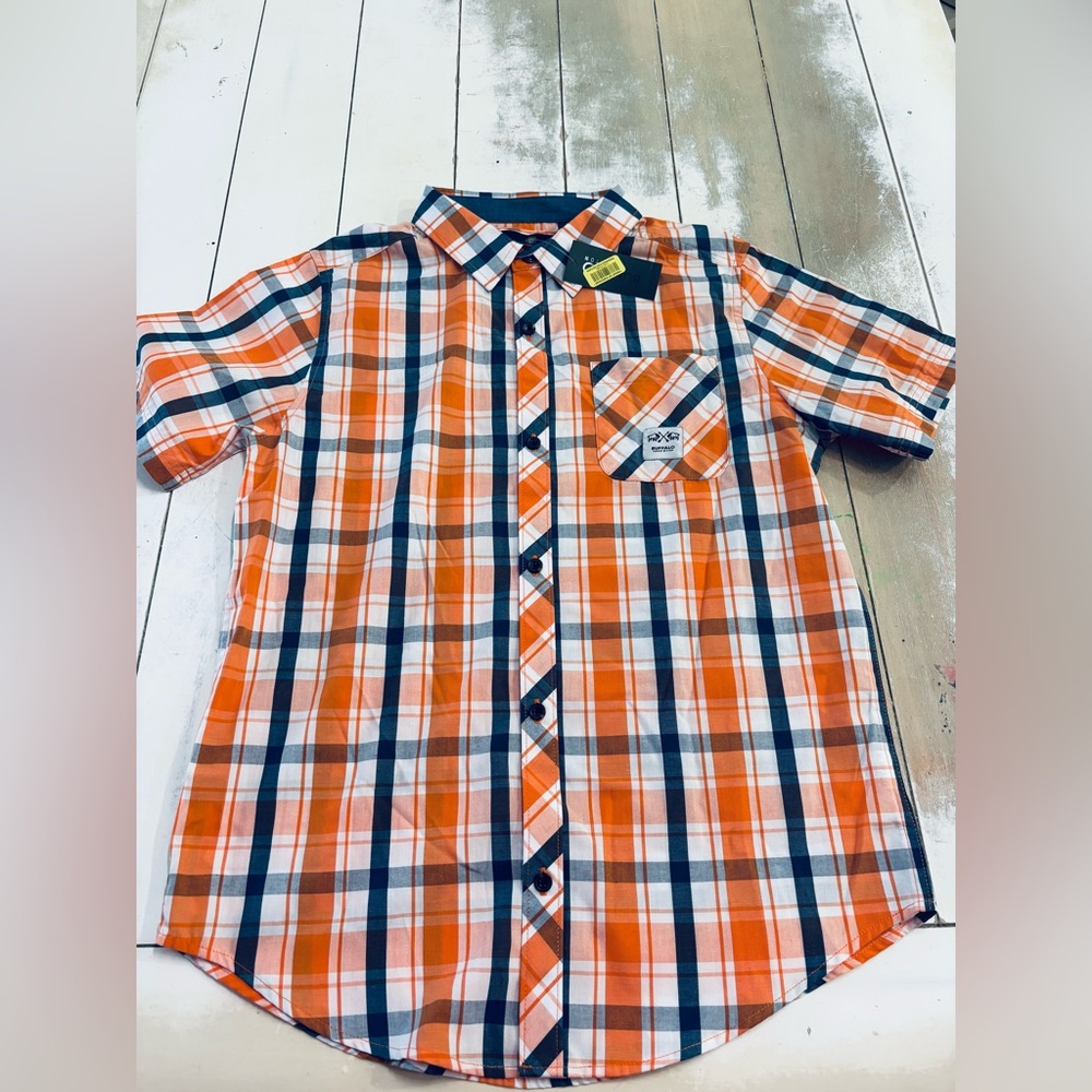 Buffalo by David Britton Orange/navy